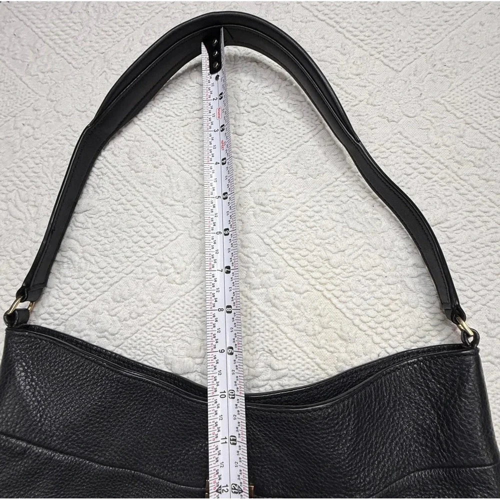Tory Burch Black Pebbled Leather Shoulder‎ Bag